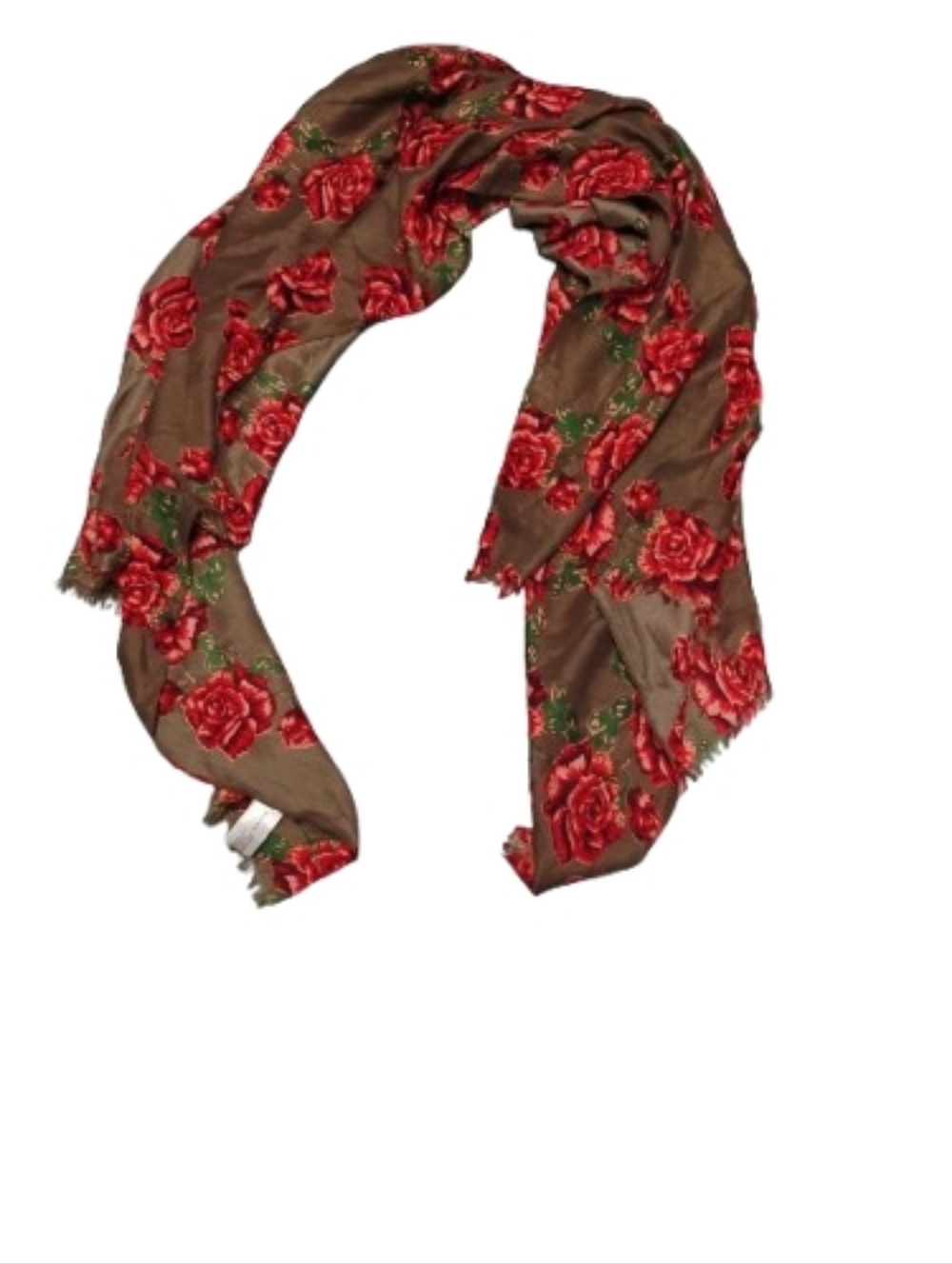 NWOT Victorian Trading Co Women's Blanket Scarf Floral Rose Print OS